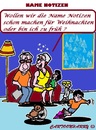 Cartoon: Fruehe Weihnachten (small) by cartoonharry tagged omi,opi,weihnachten,frueh