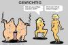 Cartoon: Gewichtig - Weighty (small) by cartoonharry tagged naked,men,girls,heavy,gewichtig