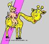 Cartoon: Giraffe Girl (small) by cartoonharry tagged girl,sexy,boobs,giraffe,cartoonharry