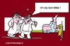 Cartoon: Hospital Problems (small) by cartoonharry tagged hospital,girl,personal,cartoon,cartoonist,cartoonharry,dutch,toonpool