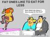 Cartoon: Little or Nothing (small) by cartoonharry tagged strip,pole,less,little,fat