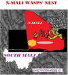 Cartoon: Mali (small) by cartoonharry tagged wasps,nest,mali,heat,cartoon,cartoonist,cartoonharry,dutch,toonpool