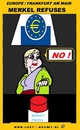 Cartoon: Merkel and the Money Press (small) by cartoonharry tagged no,money,press,merkel,cartoon,cartoonist,cartoonharry,europe,dutch,germany,toonpool