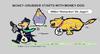 Cartoon: Money Grubber Starts Money Dog (small) by cartoonharry tagged cartoonharry,cartoon,dog,money