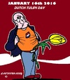 Cartoon: National Tulips Day (small) by cartoonharry tagged holland,tulips,tulipsday,2016