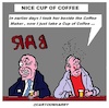 Cartoon: Nice Cup Of Coffee (small) by cartoonharry tagged cartoonharry