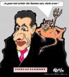Cartoon: Nicolas Sarkozy (small) by cartoonharry tagged semtex