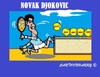 Cartoon: Novak Djokovic (small) by cartoonharry tagged australia,australianopen,tennis,winner,djokovic