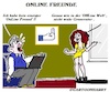 Cartoon: OnLine Freunde (small) by cartoonharry tagged online,offline,freunde