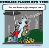Cartoon: Plague (small) by cartoonharry tagged newyork,homeless,beggars,plague