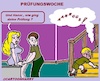 Cartoon: Prüfungswoche (small) by cartoonharry tagged schule,kind,familie,prüfung
