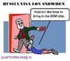 Cartoon: Russian Visa (small) by cartoonharry tagged russia,visa,usa,lonsnowden,snowden,toonpool