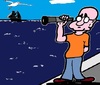 Cartoon: Schau (small) by cartoonharry tagged schauen,expression,schiff