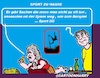 Cartoon: Sport (small) by cartoonharry tagged sport,haus