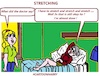Cartoon: Stretching (small) by cartoonharry tagged stretching,cartoonharry,grandma