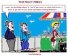 Cartoon: The Fruit Press (small) by cartoonharry tagged fruitpress,cartoonharry