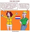 Cartoon: The Red Zone (small) by cartoonharry tagged redzone,cartoonharry