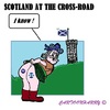 Cartoon: The Scottish Cross-Road (small) by cartoonharry tagged scotland,scottish,referendum
