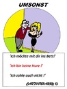 Cartoon: Umsonst (small) by cartoonharry tagged bett,zahlen,nicht,cartoon,cartoonist,cartoonharry,dutch,toonpool