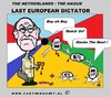 Cartoon: Uri Rosenthal (small) by cartoonharry tagged uri,rosenthal,cartoon,belarus,dictator,cartoonharry,dutch