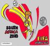 Cartoon: WinnerLogo Soccer 2010 (small) by cartoonharry tagged winner logo soccer spain cartoonharry