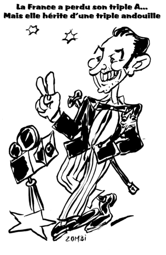 Cartoon: Caricature Jean Dujardin (medium) by Zombi tagged actor,french,france,aaa,artist,the,dujardin,jean,globe,golden