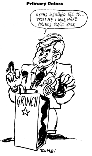 Cartoon: Newt Gingrich (medium) by Zombi tagged republican,usa,gingrich,newt