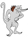 Cartoon: crocodile wolf (small) by Dekeyser tagged wolf crocodile charactere comic