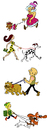Cartoon: Such a master such dog (small) by Dekeyser tagged strip,lola,aurelie,dekeyser,dogs,rantamplan,milou,bill,comics