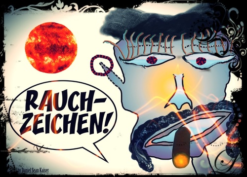 Cartoon: Rauchzeichen (medium) by Vanessa tagged kalender,citations,psychologie,zitate,philosophie,sprüche,aphorismen,illustrationen