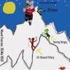 Cartoon: Mount Everest 29. Mai 1953 (small) by Vanessa tagged hillary,everest,mountain,