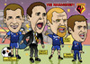 Cartoon: Watford FC Management Team (small) by roundheadillustration tagged football,soccer