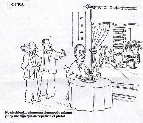 Cartoon: cuba (medium) by hualpen tagged chiste,politico