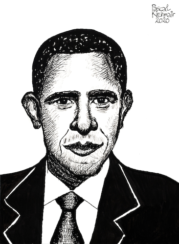 Cartoon: Barack Obama (medium) by Pascal Kirchmair tagged barack,obama,promised,land,america,washington,usa,president,präsident,potus,white,house,united,states,make,illustration,drawing,zeichnung,pascal,kirchmair,political,cartoon,caricature,karikatur,ilustracion,dibujo,desenho,ink,disegno,ilustracao,illustrazione,illustratie,dessin,de,presse,du,jour,art,of,the,day,tekening,teckning,cartum,vineta,comica,vignetta,caricatura,kunst,politiker,politician,politics,biography,biographie,barack,obama,promised,land,america,washington,usa,president,präsident,potus,white,house,united,states,make,illustration,drawing,zeichnung,pascal,kirchmair,political,cartoon,caricature,karikatur,ilustracion,dibujo,desenho,ink,disegno,ilustracao,illustrazione,illustratie,dessin,de,presse,du,jour,art,of,the,day,tekening,teckning,cartum,vineta,comica,vignetta,caricatura,kunst,politiker,politician,politics,biography,biographie