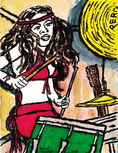 Cartoon: Chaka Khan (medium) by Pascal Kirchmair tagged chaka,khan,yvette,marie,stevens,rufus,sängerin,schlagzeug,drums,pop,rock,singer,songwriter,und,rhythm,and,blues,soul,usa,new,orleans,louisiana,jazz,star,hall,of,fame,musik,musikerin,musician,music,composer,illustration,zeichnung,pascal,kirchmair,cartoon,caricature,karikatur,ilustracion,ink,drawing,dibujo,desenho,disegno,ilustracao,illustrazione,illustratie,dessin,de,presse,du,jour,art,the,day,tekening,teckning,cartum,vineta,comica,vignetta,caricatura,portrait,portret,retrato,ritratto,porträt,tusche,tuschezeichnung,encre,chine,tinta,china,inchiostro,tuschepinsel,pen,arte,artwork,kunst,band,modern,chaka,khan,yvette,marie,stevens,rufus,sängerin,schlagzeug,drums,pop,rock,singer,songwriter,und,rhythm,and,blues,soul,usa,new,orleans,louisiana,jazz,star,hall,of,fame,musik,musikerin,musician,music,composer,illustration,zeichnung,pascal,kirchmair,cartoon,caricature,karikatur,ilustracion,ink,drawing,dibujo,desenho,disegno,ilustracao,illustrazione,illustratie,dessin,de,presse,du,jour,art,the,day,tekening,teckning,cartum,vineta,comica,vignetta,caricatura,portrait,portret,retrato,ritratto,porträt,tusche,tuschezeichnung,encre,chine,tinta,china,inchiostro,tuschepinsel,pen,arte,artwork,kunst,band,modern
