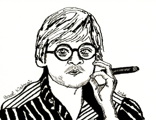 Cartoon: David Hockney (medium) by Pascal Kirchmair tagged bradford,hollywood,la,los,angeles,artist,artiste,artista,kunst,künstler,david,hockney,illustration,figure,drawing,marker,ink,art,arte,dibujo,artwork,tusche,encre,de,chine,inchiostro,tinta,china,ilustracao,ilustracion,zeichnung,bild,picture,colour,color,colors,tuschezeichnung,pascal,kirchmair,cartoon,caricature,karikatur,desenho,disegno,illustrazione,illustratie,dessin,presse,tekening,teckning,cartum,vineta,comica,vignetta,caricatura,portrait,porträt,portret,retrato,ritratto,painting,dipinto,pintura,pittura,peinture,cuadro,quadro,image,imagen,pic,copic,markers,gay,bradford,hollywood,la,los,angeles,artist,artiste,artista,kunst,künstler,david,hockney,illustration,figure,drawing,marker,ink,art,arte,dibujo,artwork,tusche,encre,de,chine,inchiostro,tinta,china,ilustracao,ilustracion,zeichnung,bild,picture,colour,color,colors,tuschezeichnung,pascal,kirchmair,cartoon,caricature,karikatur,desenho,disegno,illustrazione,illustratie,dessin,presse,tekening,teckning,cartum,vineta,comica,vignetta,caricatura,portrait,porträt,portret,retrato,ritratto,painting,dipinto,pintura,pittura,peinture,cuadro,quadro,image,imagen,pic,copic,markers,gay