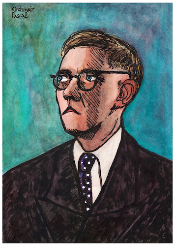 Cartoon: Dmitri Dmitriyevich Shostakovich (medium) by Pascal Kirchmair tagged dmitri,schostakowitsch,shostakovich,caricature,disegno,portrait,retrato,ritratto,drawing,dibujo,desenho,cartoon,karikatur,pascal,kirchmair,dessin,composer,komponist,moscow,sankt,petersburg,zeichnung,tekening,cartum,portret,teckning,ritning,music,moderne,russie,russia,rusia,russland,moskau,dmitri,schostakowitsch,shostakovich,caricature,disegno,portrait,retrato,ritratto,drawing,dibujo,desenho,cartoon,karikatur,pascal,kirchmair,dessin,composer,komponist,moscow,sankt,petersburg,zeichnung,tekening,cartum,portret,teckning,ritning,music,moderne,russie,russia,rusia,russland,moskau