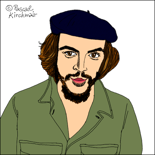 Cartoon: Ernesto Che Guevara (medium) by Pascal Kirchmair tagged kuba,cuba,libre,havanna,habana,havana,la,avana,ernesto,che,guevara,caricatura,karikatur,portrait,retrato,dibujo,drawing,illustration,cartoon,cartum,dessin,ritratto,porträt,caricature,zeichnung,desenho,disegno,ilustracion,illustrazione,ilustracao,kuba,cuba,libre,havanna,habana,havana,la,avana,ernesto,che,guevara,caricatura,karikatur,portrait,retrato,dibujo,drawing,illustration,cartoon,cartum,dessin,ritratto,porträt,caricature,zeichnung,desenho,disegno,ilustracion,illustrazione,ilustracao