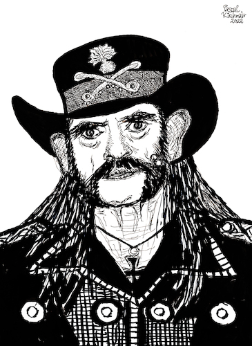 Cartoon: Lemmy Kilmister (medium) by Pascal Kirchmair tagged motörhead,lemmy,kilmister,sänger,country,pop,star,musik,musiker,musician,music,singer,songwriter,composer,illustration,drawing,zeichnung,pascal,kirchmair,cartoon,caricature,karikatur,ilustracion,dibujo,desenho,ink,disegno,ilustracao,illustrazione,illustratie,dessin,de,presse,du,jour,art,of,the,day,tekening,teckning,cartum,vineta,comica,vignetta,caricatura,portrait,portret,retrato,ritratto,porträt,drugs,and,rock,roll,band,bass,bassist,motörhead,lemmy,kilmister,sänger,country,pop,star,musik,musiker,musician,music,singer,songwriter,composer,illustration,drawing,zeichnung,pascal,kirchmair,cartoon,caricature,karikatur,ilustracion,dibujo,desenho,ink,disegno,ilustracao,illustrazione,illustratie,dessin,de,presse,du,jour,art,of,the,day,tekening,teckning,cartum,vineta,comica,vignetta,caricatura,portrait,portret,retrato,ritratto,porträt,drugs,and,rock,roll,band,bass,bassist