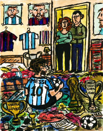Cartoon: Lionel Messi-e (medium) by Pascal Kirchmair tagged lionel,leo,messi,messie,del,diez,argentina,argentinien,argentine,maillot,football,fußball,futeball,futbol,foot,player,world,champion,du,monde,sport,sports,ink,tusche,tuschezeichnung,portrait,retrato,ritratto,porträt,illustration,drawing,zeichnung,pascal,kirchmair,cartoon,caricature,karikatur,ilustracion,dibujo,desenho,disegno,ilustracao,illustrazione,illustratie,dessin,de,presse,jour,art,of,the,day,tekening,teckning,cartum,vineta,comica,vignetta,caricatura,portret,cup,soccer,wm,weltmeister,campeon,mundo,mundial,campione,mondo,mondiale,campeao,do,arte,artwork,kunst,unordentlich,zimmer,nicht,aufgeräumt,lionel,leo,messi,messie,del,diez,argentina,argentinien,argentine,maillot,football,fußball,futeball,futbol,foot,player,world,champion,du,monde,sport,sports,ink,tusche,tuschezeichnung,portrait,retrato,ritratto,porträt,illustration,drawing,zeichnung,pascal,kirchmair,cartoon,caricature,karikatur,ilustracion,dibujo,desenho,disegno,ilustracao,illustrazione,illustratie,dessin,de,presse,jour,art,of,the,day,tekening,teckning,cartum,vineta,comica,vignetta,caricatura,portret,cup,soccer,wm,weltmeister,campeon,mundo,mundial,campione,mondo,mondiale,campeao,do,arte,artwork,kunst,unordentlich,zimmer,nicht,aufgeräumt