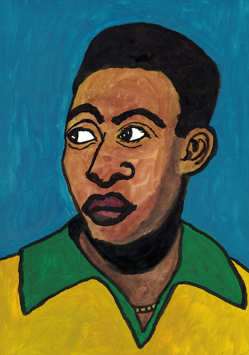 Cartoon: Pele (medium) by Pascal Kirchmair tagged rei,pele,edson,arantes,do,nascimento,art,arte,kunst,sport,sports,deporte,foot,soccer,fußball,football,futbol,futebol,brasilien,bresil,brasil,brazil,fc,santos,manhattan,new,york,cosmos,upper,east,side,artist,hollywood,illustration,drawing,zeichnung,pascal,kirchmair,cartoon,caricature,karikatur,ilustracion,dibujo,desenho,ink,disegno,ilustracao,illustrazione,illustratie,dessin,de,presse,du,jour,of,the,day,tekening,teckning,cartum,vineta,comica,vignetta,caricatura,portrait,porträt,portret,retrato,ritratto,actor,acting,schauspieler,giant,black,pearl,die,schwarze,perle,painting,dipinto,peinture,gouache,pintura,cuadro,quadro,rei,pele,edson,arantes,do,nascimento,art,arte,kunst,sport,sports,deporte,foot,soccer,fußball,football,futbol,futebol,brasilien,bresil,brasil,brazil,fc,santos,manhattan,new,york,cosmos,upper,east,side,artist,hollywood,illustration,drawing,zeichnung,pascal,kirchmair,cartoon,caricature,karikatur,ilustracion,dibujo,desenho,ink,disegno,ilustracao,illustrazione,illustratie,dessin,de,presse,du,jour,of,the,day,tekening,teckning,cartum,vineta,comica,vignetta,caricatura,portrait,porträt,portret,retrato,ritratto,actor,acting,schauspieler,giant,black,pearl,die,schwarze,perle,painting,dipinto,peinture,gouache,pintura,cuadro,quadro