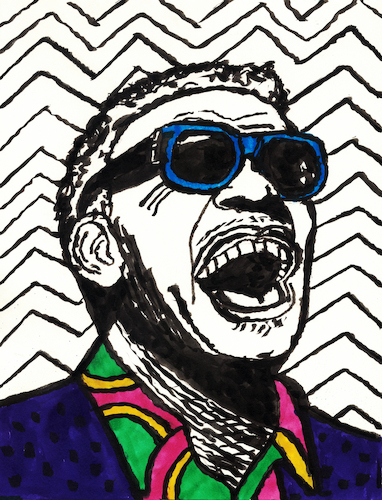 Cartoon: Ray Charles (medium) by Pascal Kirchmair tagged ray,charles,sänger,songwriter,und,pianist,hohepriester,rhythm,and,blues,country,soul,usa,new,orleans,louisiana,jazz,star,hall,of,fame,musik,musiker,musician,music,singer,composer,illustration,zeichnung,pascal,kirchmair,cartoon,caricature,karikatur,ilustracion,ink,drawing,dibujo,desenho,disegno,ilustracao,illustrazione,illustratie,dessin,de,presse,du,jour,art,the,day,tekening,teckning,cartum,vineta,comica,vignetta,caricatura,portrait,portret,retrato,ritratto,porträt,tusche,tuschezeichnung,encre,chine,tinta,china,inchiostro,tuschepinsel,pen,arte,artwork,kunst,band,modern,komponist,ray,charles,sänger,songwriter,und,pianist,hohepriester,rhythm,and,blues,country,soul,usa,new,orleans,louisiana,jazz,star,hall,of,fame,musik,musiker,musician,music,singer,composer,illustration,zeichnung,pascal,kirchmair,cartoon,caricature,karikatur,ilustracion,ink,drawing,dibujo,desenho,disegno,ilustracao,illustrazione,illustratie,dessin,de,presse,du,jour,art,the,day,tekening,teckning,cartum,vineta,comica,vignetta,caricatura,portrait,portret,retrato,ritratto,porträt,tusche,tuschezeichnung,encre,chine,tinta,china,inchiostro,tuschepinsel,pen,arte,artwork,kunst,band,modern,komponist