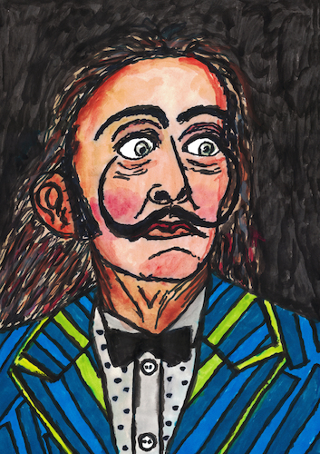 Cartoon: Salvador Dali (medium) by Pascal Kirchmair tagged salvador,dali,pascal,kirchmair,dessin,ink,drawing,tusche,tuschezeichnung,la,coruna,pablo,ruiz,picasso,espana,painting,dipinto,pintura,pittura,peinture,artist,artiste,artista,kunst,künstler,illustration,zeichnung,cartoon,caricature,karikatur,ilustracion,dibujo,desenho,disegno,ilustracao,illustrazione,illustratie,de,presse,du,jour,art,of,the,day,tekening,teckning,cartum,vineta,comica,vignetta,caricatura,portrait,porträt,portret,retrato,ritratto,malaga,spanien,espagne,spain,spagna,arte,artwork,tintachina,crazy,fou,mad,madman,madness,salvador,dali,pascal,kirchmair,dessin,ink,drawing,tusche,tuschezeichnung,la,coruna,pablo,ruiz,picasso,espana,painting,dipinto,pintura,pittura,peinture,artist,artiste,artista,kunst,künstler,illustration,zeichnung,cartoon,caricature,karikatur,ilustracion,dibujo,desenho,disegno,ilustracao,illustrazione,illustratie,de,presse,du,jour,art,of,the,day,tekening,teckning,cartum,vineta,comica,vignetta,caricatura,portrait,porträt,portret,retrato,ritratto,malaga,spanien,espagne,spain,spagna,arte,artwork,tintachina,crazy,fou,mad,madman,madness