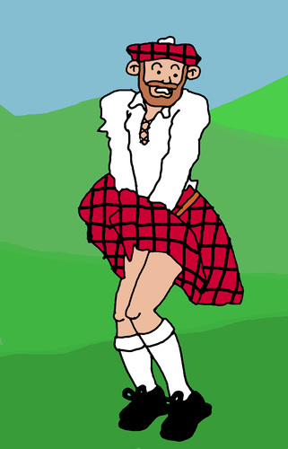 Cartoon: Schotte in Not (medium) by Pascal Kirchmair tagged scotsman,schotte,schottenrock,karikatur,caricature,cartoon,scot,marilyn,monroe,imitation,imitateur,highlands,starker,wind,schottland,tradition,ecosse,scozia,escocia,scotland,scots,scottish,kilt,ecossais,gonna,scozzese,jupe,philibeg,filibeg