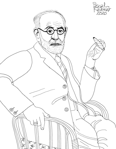 Cartoon: Sigmund Freud (medium) by Pascal Kirchmair tagged sigmund,freud,psicoanalisi,analisi,psychanalyse,psicoanalisis,psychoanalysis,psychoanalyse,author,autor,autore,auteur,illustration,drawing,zeichnung,pascal,kirchmair,cartoon,caricature,karikatur,ilustracion,dibujo,desenho,ink,disegno,ilustracao,illustrazione,illustratie,dessin,de,presse,du,jour,art,of,the,day,tekening,teckning,cartum,vineta,comica,vignetta,caricatura,portrait,porträt,portret,retrato,ritratto,wien,austria,österreich,habsburger,monarchie,sigmund,freud,psicoanalisi,analisi,psychanalyse,psicoanalisis,psychoanalysis,psychoanalyse,author,autor,autore,auteur,illustration,drawing,zeichnung,pascal,kirchmair,cartoon,caricature,karikatur,ilustracion,dibujo,desenho,ink,disegno,ilustracao,illustrazione,illustratie,dessin,de,presse,du,jour,art,of,the,day,tekening,teckning,cartum,vineta,comica,vignetta,caricatura,portrait,porträt,portret,retrato,ritratto,wien,austria,österreich,habsburger,monarchie