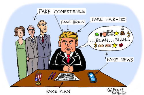 Cartoon: The Fake President (medium) by Pascal Kirchmair tagged donald,trump,fake,news,president,caricature,cartoon,karikatur,humor,humour,vignetta,dessin,drawing,dibujo,desenho,disegno,zeichnung,usa,präsident,donald,trump,fake,news,president,caricature,cartoon,karikatur,humor,humour,vignetta,dessin,drawing,dibujo,desenho,disegno,zeichnung,usa,präsident