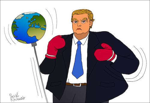 Cartoon: Trumps punching ball (medium) by Pascal Kirchmair tagged donald,trump,world,punching,ball,boxing,stable,genius,moron,fake,news,idiot,loony,madman,insane,crackpot,maniac,political,cartoon,caricature,karikatur,ilustracion,illustration,pascal,kirchmair,dibujo,desenho,drawing,zeichnung,disegno,ilustracao,illustrazione,illustratie,dessin,de,presse,du,jour,art,of,the,day,tekening,teckning,cartum,vineta,comica,vignetta,caricatura,weirdo,nutjob,nutcase,kook,nut,nutter,humor,humour,punch,blow,against,donald,trump,world,punching,ball,boxing,stable,genius,moron,fake,news,idiot,loony,madman,insane,crackpot,maniac,political,cartoon,caricature,karikatur,ilustracion,illustration,pascal,kirchmair,dibujo,desenho,drawing,zeichnung,disegno,ilustracao,illustrazione,illustratie,dessin,de,presse,du,jour,art,of,the,day,tekening,teckning,cartum,vineta,comica,vignetta,caricatura,weirdo,nutjob,nutcase,kook,nut,nutter,humor,humour,punch,blow,against