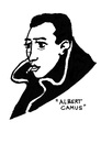 Cartoon: Albert Camus (small) by Pascal Kirchmair tagged albert camus writer die pest prix nobel nobelpreis literatur literature journaliste la peste