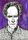 Cartoon: Clint Eastwood (small) by Pascal Kirchmair tagged clint,eastwood,caricature,karikatur,portrait,retrato,drawing,zeichnung,dibujo,desenho,porträt,ritratto,disegno,dessin,illustration,usa,california,kalifornien,carmel,by,the,sea
