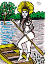 Cartoon: Indianerin in einem Ruderboot (small) by Pascal Kirchmair tagged rowing,boat,boot,ruderboot,fluß,river,fluss,riviere,fleuve,strom,flujo,rio,corriente,fiume,watercolor,watercolour,markers,gouache,water,soluble,wasserlöslich,aquarell,marker,squaw,indianerfrau,indianerin,american,usa,america,indian,native,woman,samba,karneval,do,carnaval,carioca,brasilianerin,de,janeiro,copa,cabana,tänzerin,dancer,danseuse,brazil,brasil,bresil,brasile,african,zulu,fighter,sexy,warrior,powerfrau,sensual,sabrosa,ink,drawing,tusche,zeichnung,illustration,ilustracion,ilustracao,pascal,kirchmair,desenho,dibujo,dangerous,mistress,femdom,dessin,teen,teenager,burlesque,lingerie,art,arte,kunst,milf,mature,housewife,hausfrau,caricatura,cartoon,caricature,karikatur,portrait,retrato,ritratto,girl,gefährlich,porträt,sensuelle,sex,sexo,erotik,erotic,erotismo,eroticism,erotisme,erotica,femme,frau,artwork,latina,mujer,painting,peinture,cuadro,quadro,pintura,dipinto,pittura,naive,malerei,naif,naiv